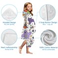 thumbnail image 7 of Halloween Cute Trick or Treat Characters Hooded Bath Towel，50"x30" for Ages 3 To 12 Kids, Quick Dry Lightweight Soft Microfiber Hood Beach Towel Cover Up for Kids, 7 of 7