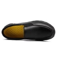 thumbnail image 5 of Gpaecead Women's Faux Leather Flat Sneakers Lightweight Slip On Casual Cushioned Soft Sole Non Slip Comfort Shoes For Commuters Black, 5 of 8