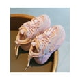 thumbnail image 6 of SIMANLAN Boys Girls Running Shoe Low Top Warm Shoes Non-Slip Sneakers School Breathable Trainers Sports Lace Up Pink 5C, 6 of 8