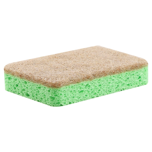 WLOELOEW Wood Pulp Cotton Rag Sponge For Dishwashing Kitchen Use 11X7X2Cm Assorted Colors Non-Scratch Cleaning Tool Wood Pulp Sponge