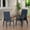 Blue, variant on 4/6PCS Stackable Patio Dining Chairs Set, Outdoor Metal & Textilene Chairs, High Back with Armrests, All-Weather Rustproof, Space Saving for Garden Lawn Poolside Balcony
