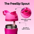 thumbnail image 3 of Owala FreeSip: Botella de acero inoxidable aislada con popote, 24 oz (700ml), 3 of 4