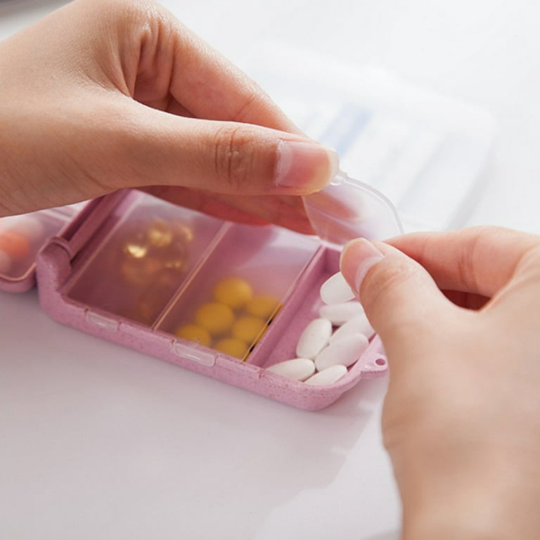 Small Pill Box 3 pcs, Cute Travel Pill Case Portable