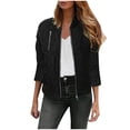 thumbnail image 2 of AXXD Outwear&Jackets Letterman Jacket Women Oversized Slim No Hood Christmas For Chunky Cardigans For Women Couples Round Neck Jacket For Reduced Price, 2 of 6