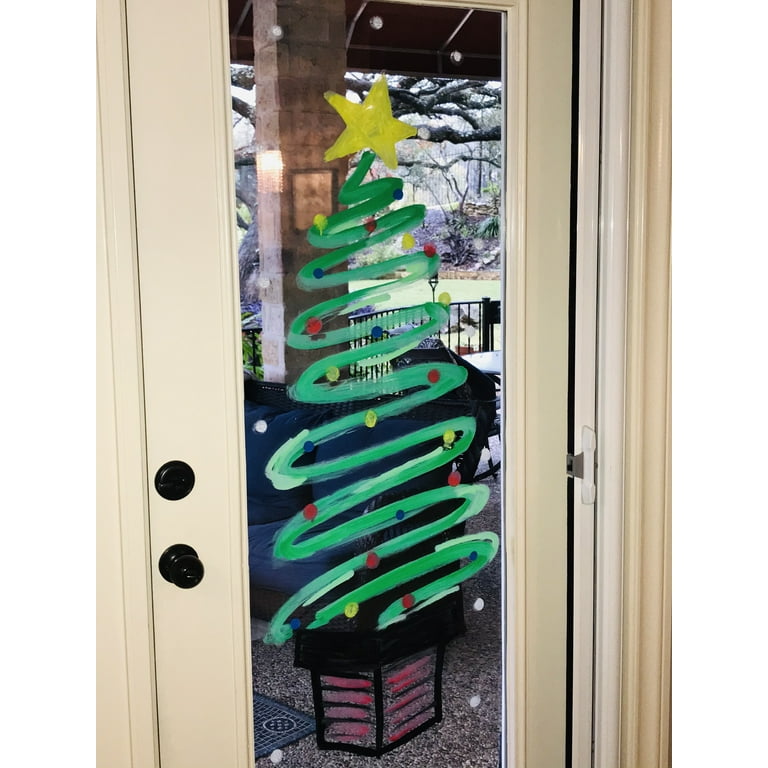 260 Front door window chalk marker ideas