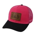 thumbnail image 6 of ZHOGXU Father'S Day Mens Baseball Cap Letter Print Mesh Wide Brim Fashion Comfortable Summer Cap For Outdoor Activities And Everyday Wear,Hot Pink,One Size, 6 of 6