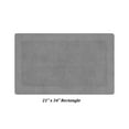 thumbnail image 4 of Better Trends 21" x 34" Premium Bathroom Rugs 100% Cotton Soft Reversible Tufted Bath Mat Water Absorbent Bath Rug Ideal for Bathroom Shower and Tub Use (Gray) Edge Collection, 4 of 6