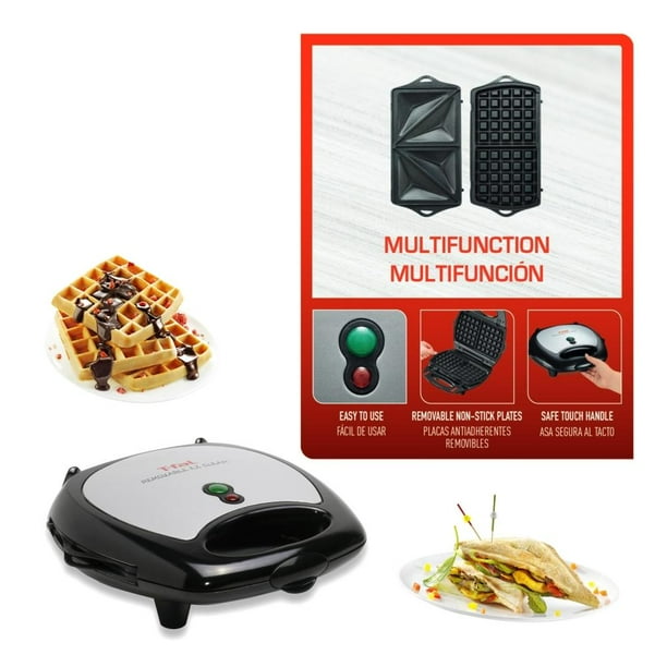 Sandwichera-Wafflera T-Fal EZ Clean Walmart en línea