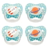 PV Classic PACIFIERS Stage 1, Explore Blue, 4-Pack