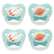 PV Classic PACIFIERS Stage 1, Explore Blue, 4-Pack