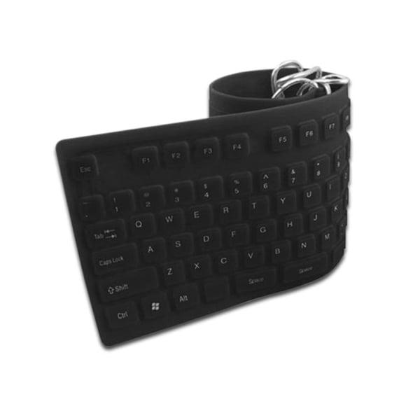 Teclado Flexible Brobotix 801935 USB Color Negro