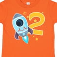 thumbnail image 4 of Inktastic Rocket Space Ship Happy Second Birthday Boys or Girls Toddler T-Shirt, 4 of 5