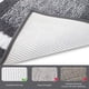 thumbnail image 4 of Alfombrilla de baño antideslizante, alfombrilla de baño de microfibra suave, alfombrilla de ducha absorbente lavable a máquina, 40 x 60 cm, gris, 4 of 4