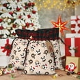 thumbnail image 6 of KLL Panda Ice Creams Donuts for Christmas Gift Bag,Christmas Burlap Goody Gift Bags with Plaid Drawstrings for Xmas Presents Holiday Party Favor Treats Candy-Black, 6 of 8