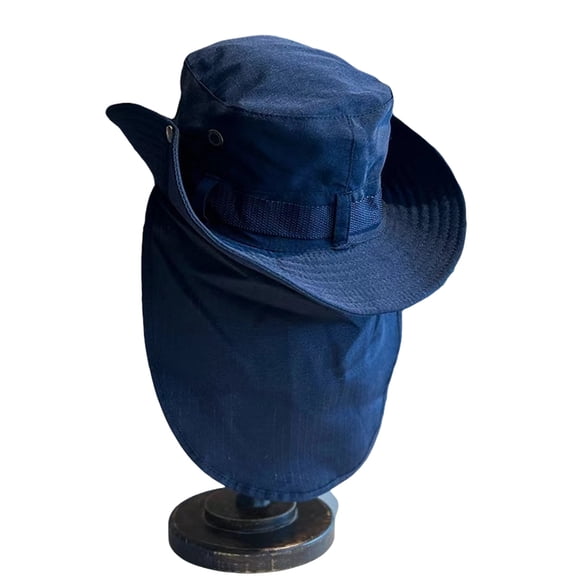 Boonie Hat With Neck Cover Sun Wide Brim Garden Cap Outdoor Fishing Adventure Travel Unisex Adjustable Breathable Lightweight Bucket