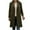 Army Green Winter Coats for Women, variant on Long Jackets for Women Wool Trench Coats Single Breasted Windbreaker Notched Lapel Formal Casual Blazer Classic Outerwear