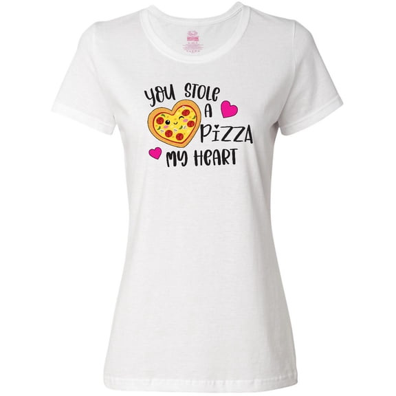 Inktastic Valentine's Day You Stole a Pizza of My Heart Women's T-Shirt