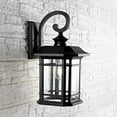 thumbnail image 1 of Safavieh PLT4011A Lighting Cendra Black Wall (LED Bulb Included) Outdoor Lantern, 1 of 1