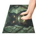 thumbnail image 5 of WOBOGO Black Cat Magic Ball Carpet 39x20in Kitchen Bathroom Livingroom Plush Absorbent Non-Slip Floor Mat, 5 of 8