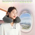 thumbnail image 4 of Type B Inflatable Memory Foam Pillow Travel U Shaped Neck Cushion with Gourd Buckle, 4 of 4