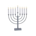 thumbnail image 1 of Giftmark EM-661-P Menorah with Pewter Candle Holder, 1 of 1