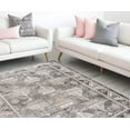 thumbnail image 6 of HomeRoots 558986 7 x 10 ft. Abstract Distressed Rectangle Area Rug, Beige & Brown, 6 of 6