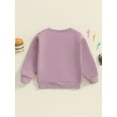 thumbnail image 6 of BemeyourBBs Toddler Baby Girl Birthday Sweatshirts Outfits 1 2 3 4 5 6 7 Years Old Birthday Clothes Letter Embroidery Long Sleeve Crewneck Sweater Shirt Pullovers Spring Fall Winter Tops, 6 of 10