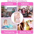 thumbnail image 6 of Princess Castle Play Tent Large Kids Play House with Star Lights Girls pink color, 6 of 9