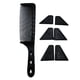 thumbnail image 3 of Peine de peluquero curvo Yuyangstore herramienta de peinado multiusos Peine de corte de pelo Negro, 3 of 7