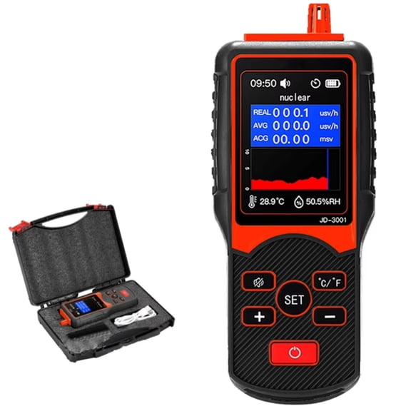 Multifunctional Geigers Counter Electromagnetic Radiation Detectors Simple Operate for Environmental Safety Monitoring