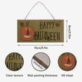 thumbnail image 3 of Xihbxyly Letrero Colgante de Halloween, Decoración de Bienvenida Espeluznante, Material Mdf Marrón, Uso En Interiores y Exteriores, Perfecto para Fiestas de Halloween, Casa Embrujada, Tamaño 15 X 8 C, 3 of 7