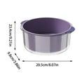 thumbnail image 2 of Extra Large Vegetable Strainer - 4 Quart Dual Layer Colander for Berry/Pasta Washing | BPA-Free Salad Spinner Alternative with Deep Water Reservoir, 2 of 6