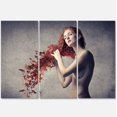 thumbnail image 2 of Design Art - des Cheveux Roux aux Feuilles, 2 of 3