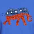 thumbnail image 3 of CafePress - Glitter Republican Elephant T Shirt - Men's Classic Graphic Cotton T-Shirt, 3 of 4