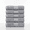 grey, variant on ROSOZ 5-Pack Extra Thick 100% Cotton Towels - Ultra Soft & Absorbent Bath Towel Set - Solid Color Minimalist Design for Bathroom, Hotel & Spa - Large Size 29.5 x 13.8 Inches