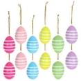 thumbnail image 3 of MRLESS 12PCS Easter Hanging Eggs Plastic Egg Tree Ornaments Decorative Eggs DIY Crafts Ornaments for DIY Crafts Party School Office Home Decor, 3 of 8