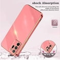 thumbnail image 3 of Galaxy Note 20 Ultra Case, Designed for Electroplated Samsung Galaxy Note 20 Ultra 4G/5G Phone Case, Case Soft TPU Protective Shockproof Flexible Samsung Galaxy Note 20 Ultra Case 6.9 inch,Red, 3 of 12