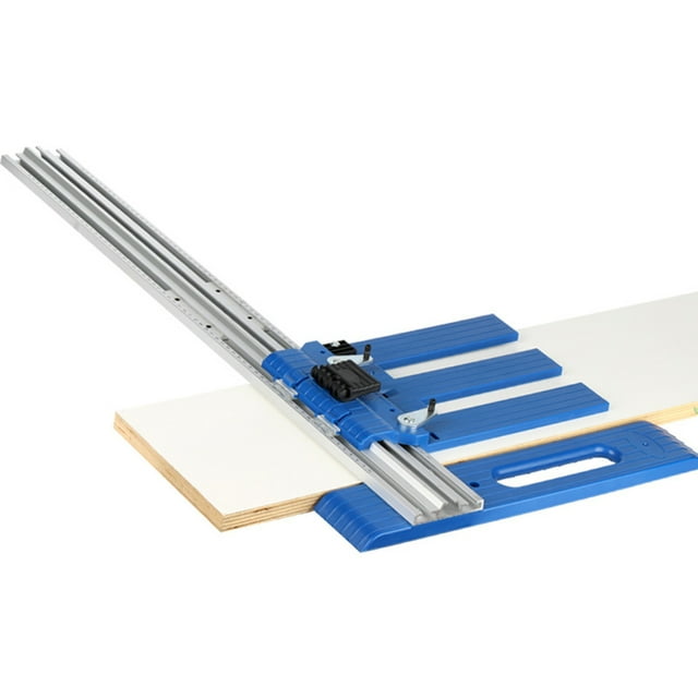 Circular Saw Guide Woodworking Cutting Guide Rail Aluminum Alloy Engineering Multifunctional Circular Saw Guide Track 0-65cm Adjustable Cutting Cutter Guide Saw Track