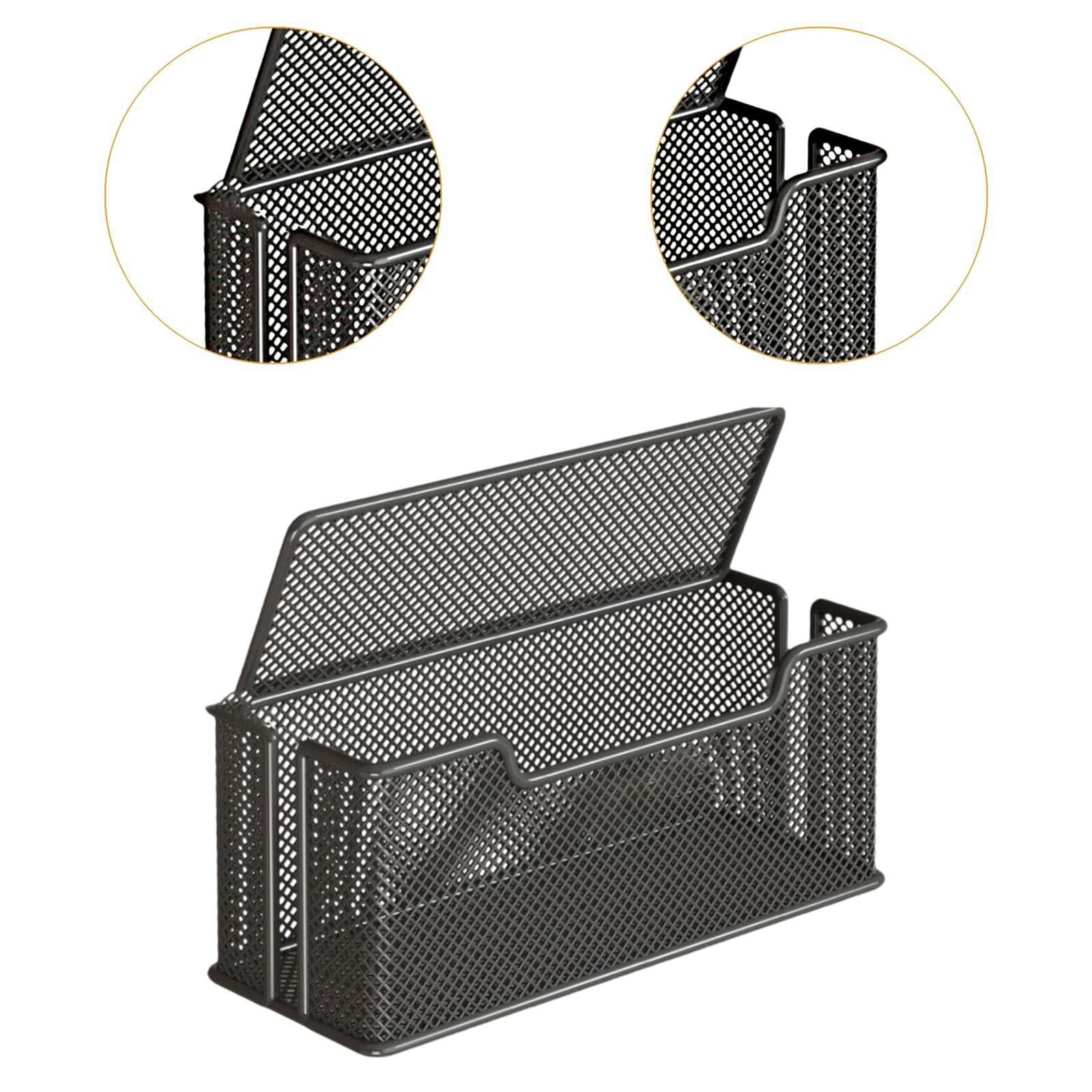 Fancyes Cable Management Box Cord Storage Multifunction Large Capacity with Lid Cable Organizer Holder for Desktop Messy Cables , Black