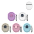 thumbnail image 2 of Protective Cover Case for Google Pixel Buds Pro 2, Ultra Slim Anti-Scratch Dust Cover Sleeve Anti-Lost TPU Earbuds Case Full Protection Soft Rubber Clear Skin Shell with Carabiner, 2 of 8