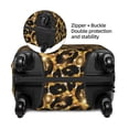 thumbnail image 6 of Uemuo Gold Glitter Leopard Printed Washable Luggage Cover - Fashion Suitcase Protector Fits 18-32 Inch Luggage -, 6 of 9