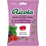 Ricola Berry Medley Throat Drops | Delicious Throat Relief & Oral Anesthetic, 19 Count
