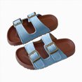 thumbnail image 3 of Godom Slippers for Girls House Open Toe Comfy Slippers Summer Non-Slip Beach Shoes Kid Cloud Slides, 3 of 7