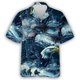 thumbnail image 3 of Camisa hawaiana con estampado 3D de águila y ganado para hombre, diseño gratuito de soldado con bandera de EE. UU., camisas hawaianas con solapa informal, blusa de manga corta, 3 of 5