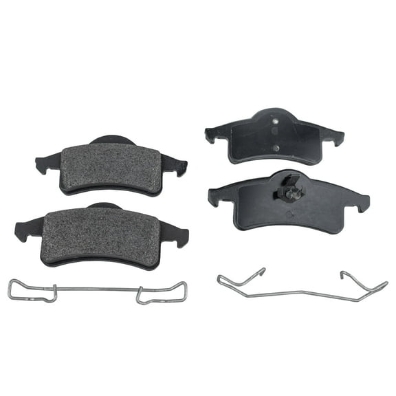Brake Pad Set Compatible with 1999-2004 Jeep Grand Cherokee 8Cyl 6Cyl 4.7L 4.0L Rear