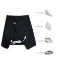 thumbnail image 4 of sweethay Manta de calefacción USB 5V 4W almohadilla térmica eléctrica portátil hogar Oficina hombro espalda interior exterior Otoño Invierno chal Suministros térmicos Negro sweethay HA072518-01, 4 of 8
