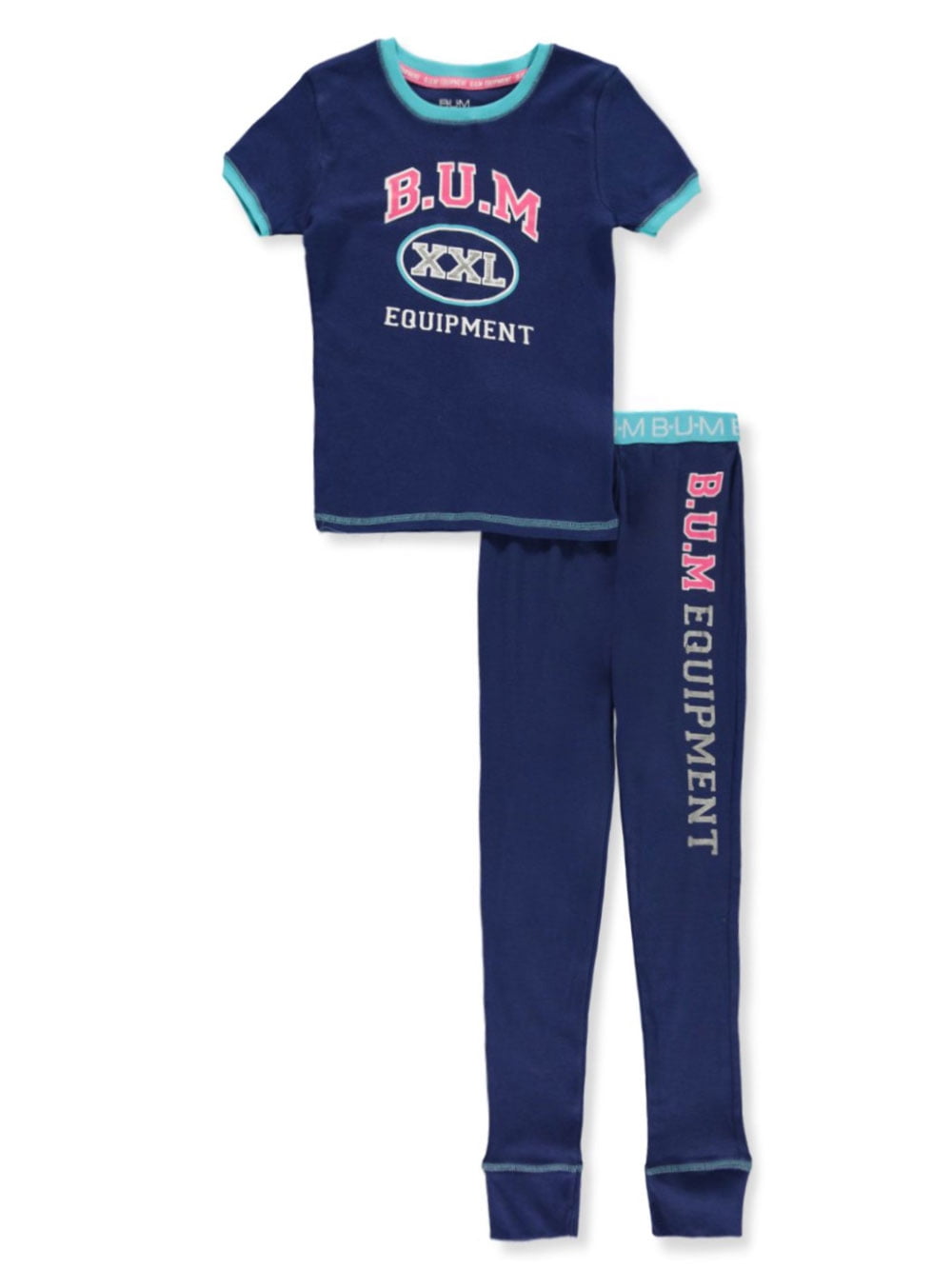 Fleece Jogger Sweatpants with Logo Equipment Girls B.U.M 2 Pack