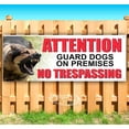 thumbnail image 1 of Guard Dogs On Premises 13 oz Vinyl Banner With Metal Grommets, 1 of 4