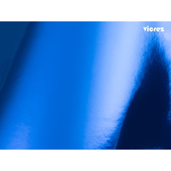 Vicrez Vinyl Car Wrap Film vzv10162 Chrome Blue Specular | 5ft. x 1 ft.