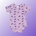 thumbnail image 5 of Spaceships - Baby Girl 2-Piece Clothing Set | Onesie Bodysuit or T-shirt with matching Leggings | Short Sleeve | Cotton | Baby Shower Gift | 0-36 months, 5 of 5